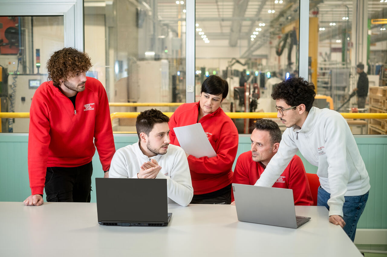 Group of collegues meeting